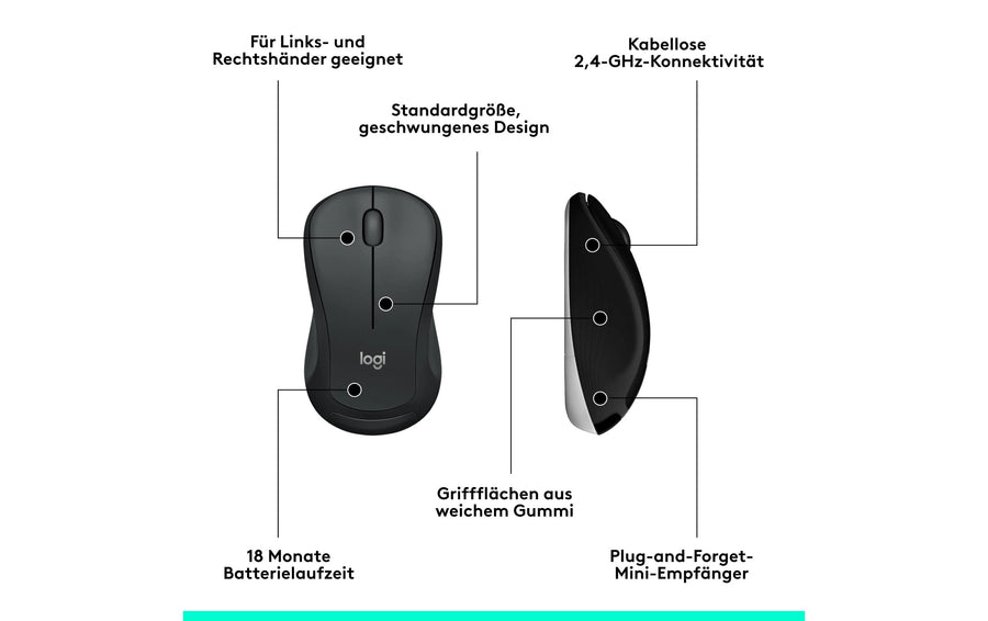Logitech Tastatur-Maus-Set MK540 Advanced CH-Layout, für Windows