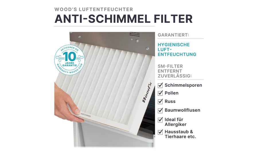 Wood's Deumidificatore LD40 (100 m²)
