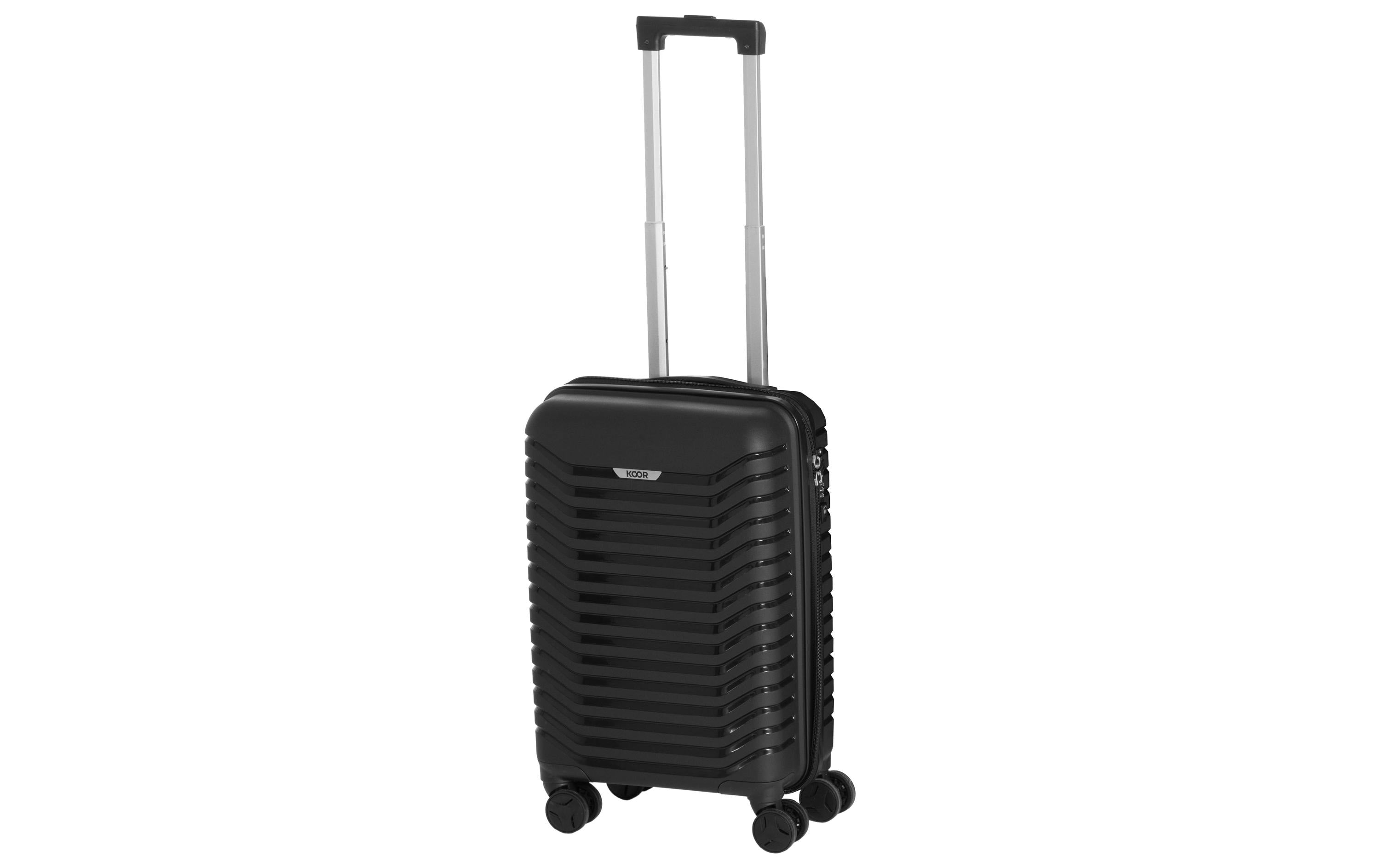 KOOR Valigia da viaggio Manila 40 L, Nero