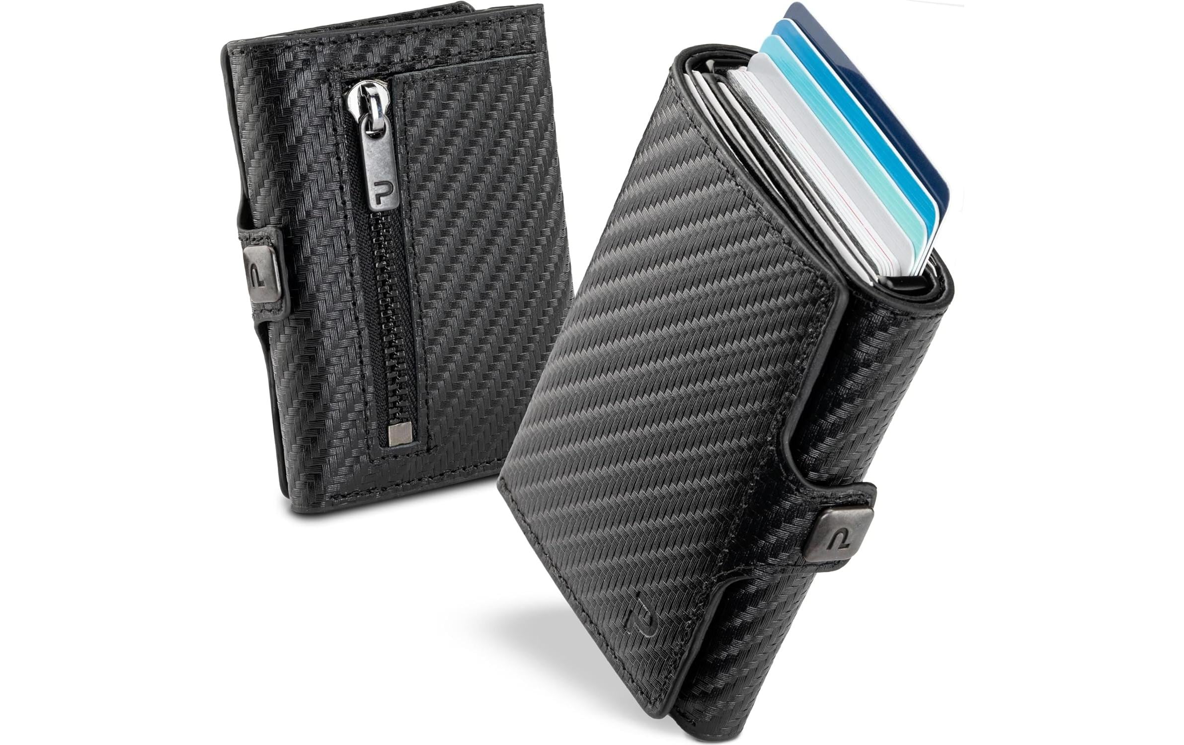 ZNAP Portafoglio KLIK Zip Slim Carbon