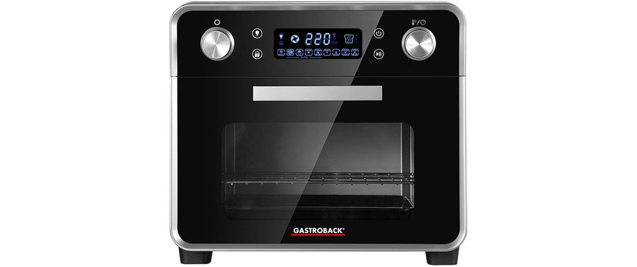 Gastroback Backofen Design Ofen Air Fry & Pizza 22 l, Schwarz