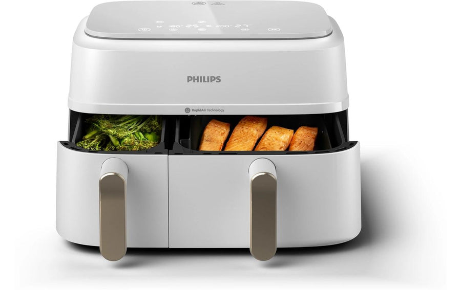 Philips Heissluft-Fritteuse 3000 Series Dual Basket Champagner - Foto 3