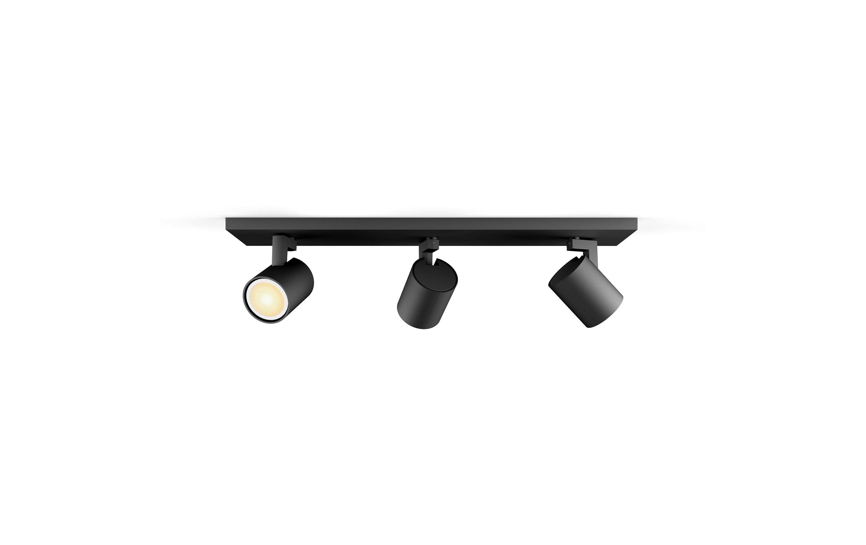 Philips Hue White Ambiance Runner 3er-Spot Schwarz