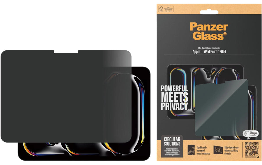 Panzerglass Tablet-Schutzfolie UWF 60% Recycled Privacy 11 " - Foto 2