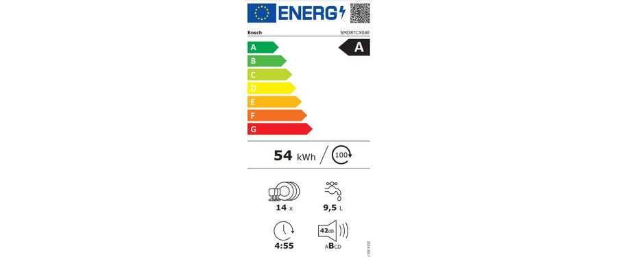 Bosch Einbaugeschirrspüler SMD8TCX04E