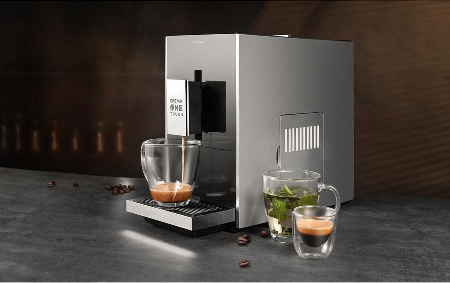 Trisa Kaffeevollautomat Crema One Touch Schwarz/Silber - Foto 7