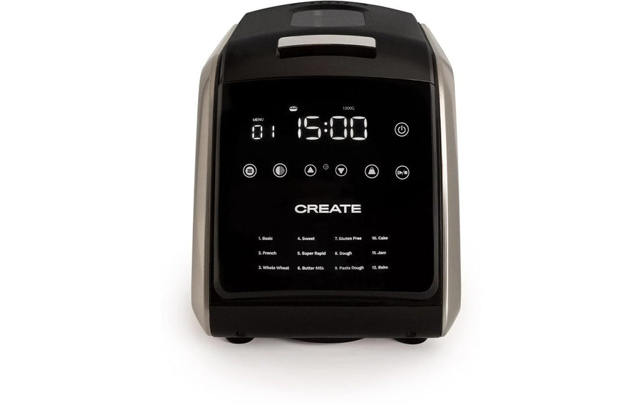 Create Brotbackmaschine Chef Bread Schwarz