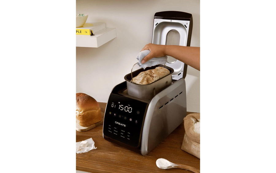Create Brotbackmaschine Chef Bread Schwarz