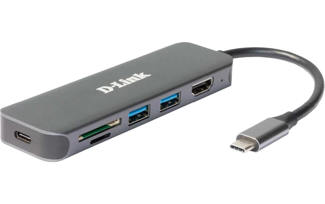 D-Link DUB-2327 USB-C Hub USB Typ-C/USB Typ-A