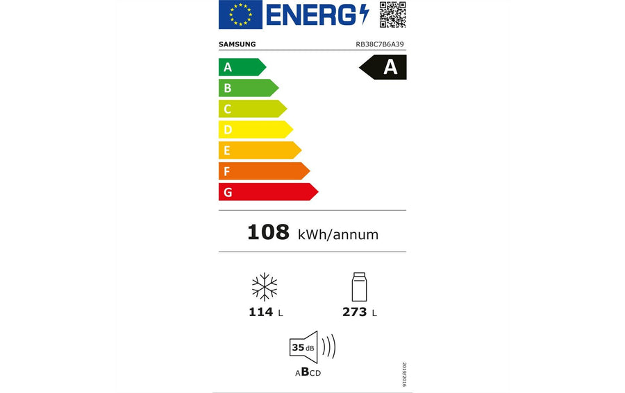 Samsung Kühl-Gefrierkombination RB38C7B6A39/WS Rechts
