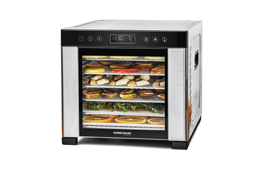 Rommelsbacher Essiccatore alimentare DA950 acciaio inox/Nero