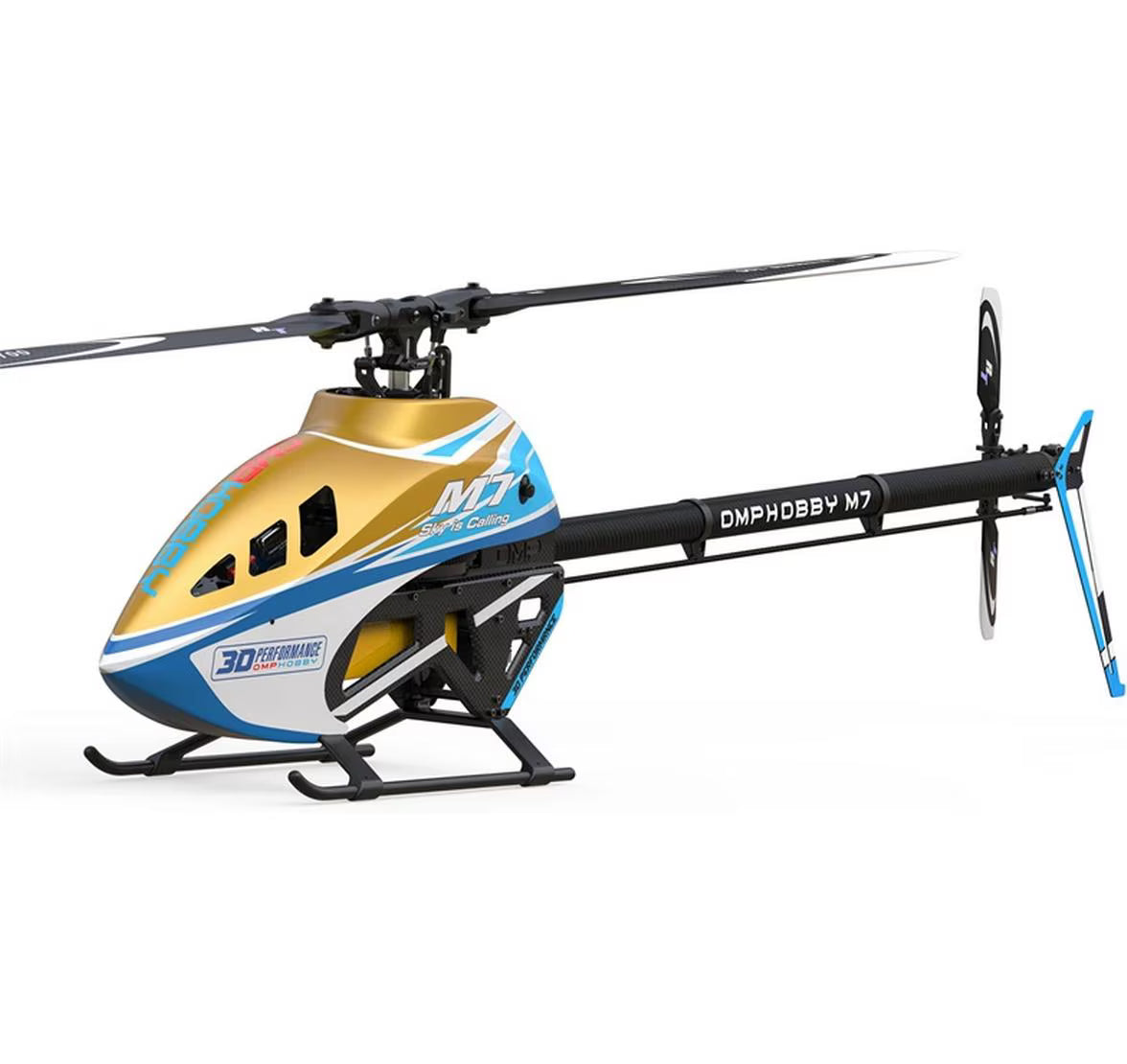 OMPHobby Helikopter M7 Topaz Gold Bausatz und Motor