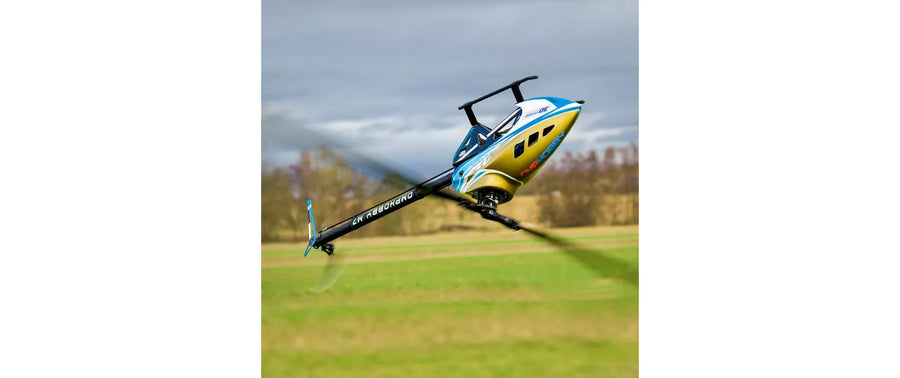 OMPHobby Helikopter M7 Topaz Gold Bausatz und Rotorblätter