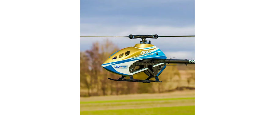 OMPHobby Helikopter M7 Topaz Gold Bausatz und Rotorblätter