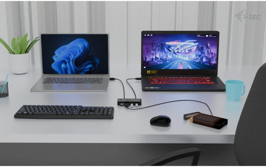 i-tec USB-Hub Universal KVM 2x USB-C + 2x USB-A 3.0 - Foto 4