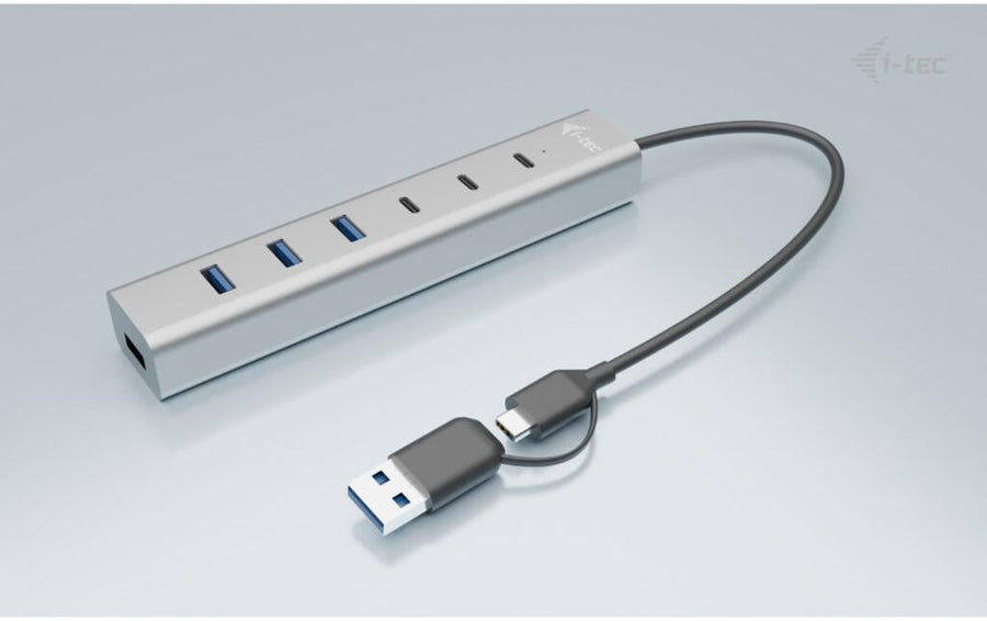 i-tec USB-Hub USB-C/USB-A, Metall, 3x USB-C, 4x USB-A - Foto 4