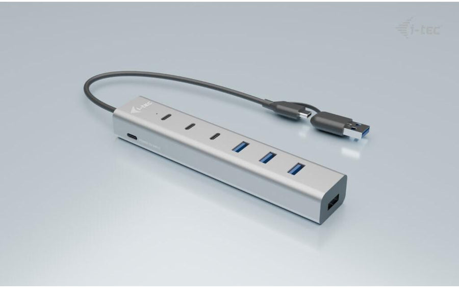 i-tec USB-Hub USB-C/USB-A, Metall, 3x USB-C, 4x USB-A - Foto 3