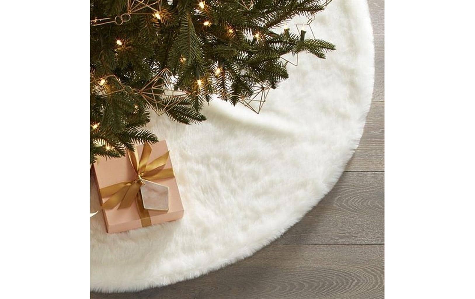 Dameco Weihnachtsbaumrock, Weiss, 70 cm