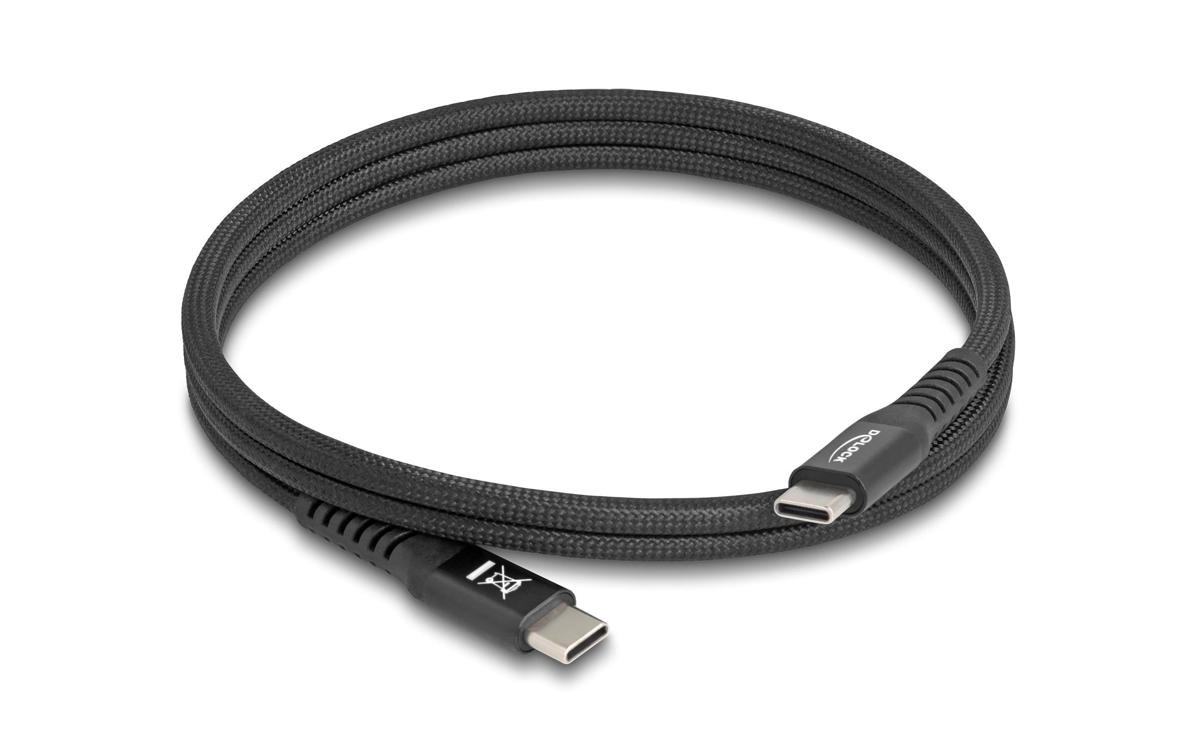 Delock Kabel, magnetisch USB-C - USB-C 1 m