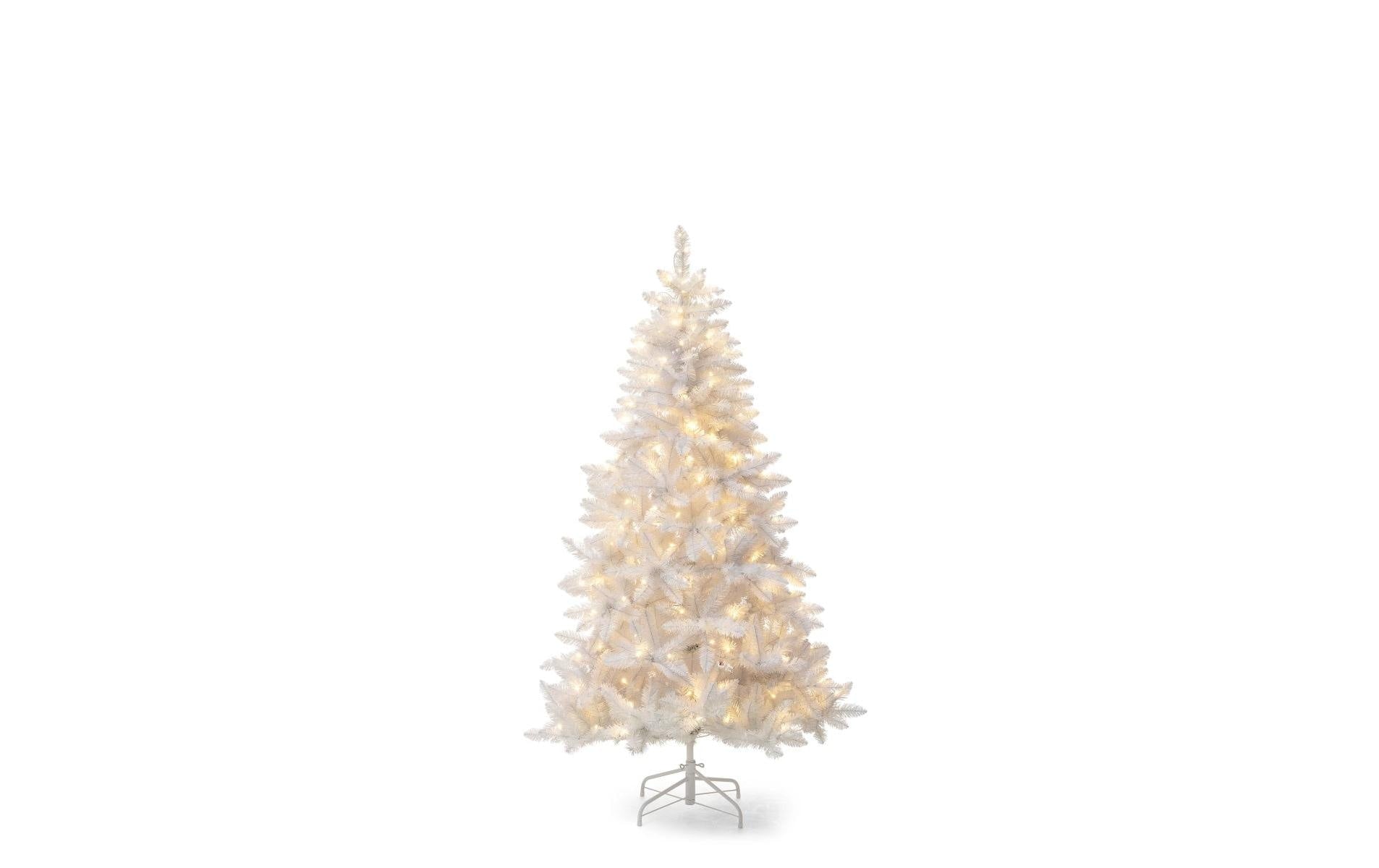 STT Weihnachtsbaum LED White Tree 180 180 LEDs, 180 cm, Weiss