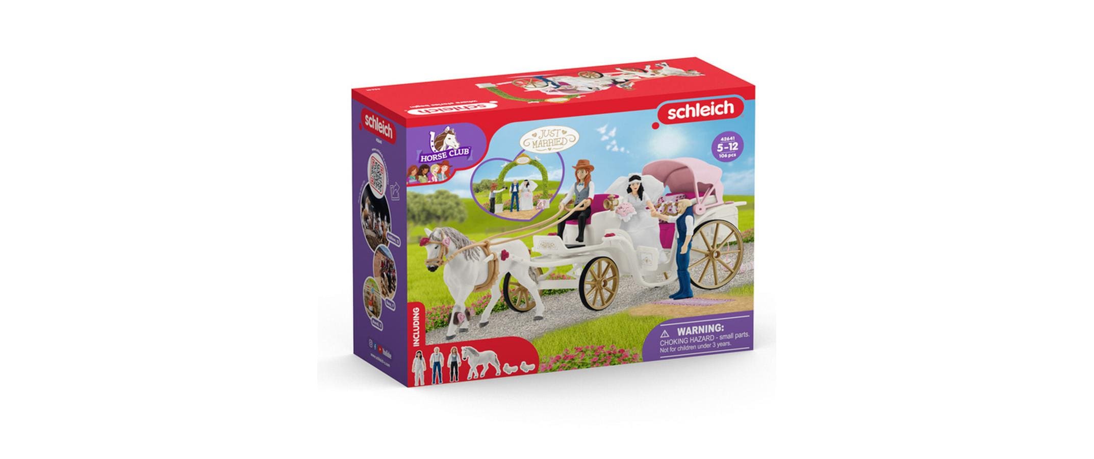 Schleich Spielfigurenset Horse Club Hochzeitskutsche