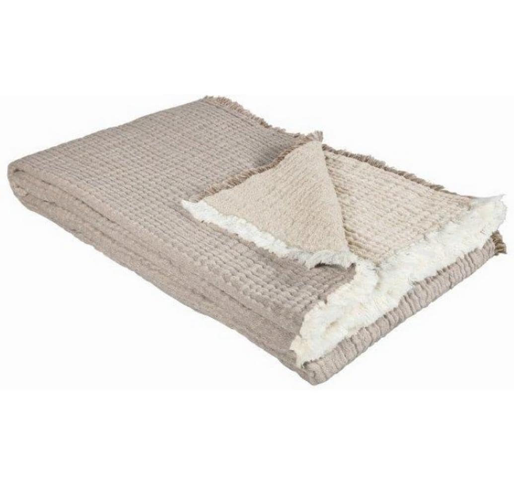 Eskimo Decke Nora 130 x 200 cm, Taupe-Beige
