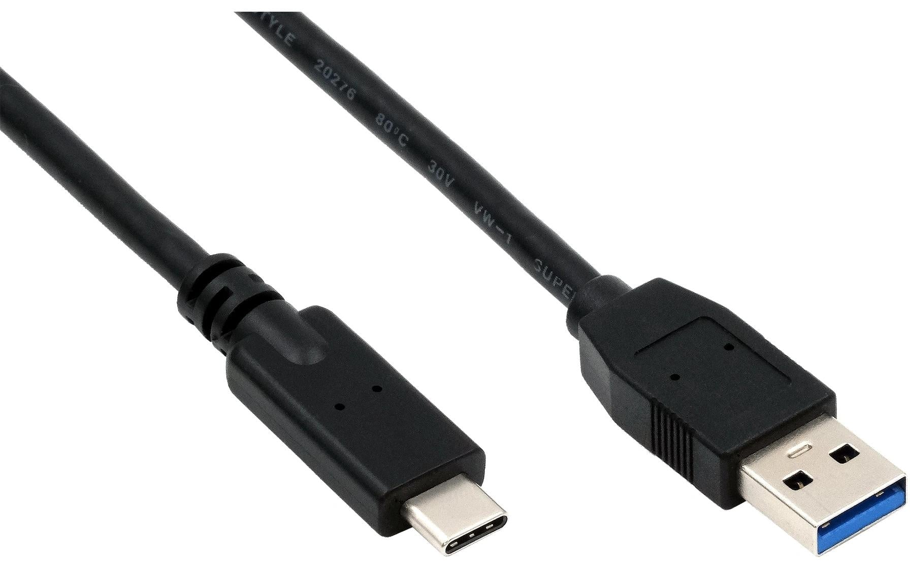 Exsys USB-Ladekabel EX-K1584 USB-C - USB-A 5 m