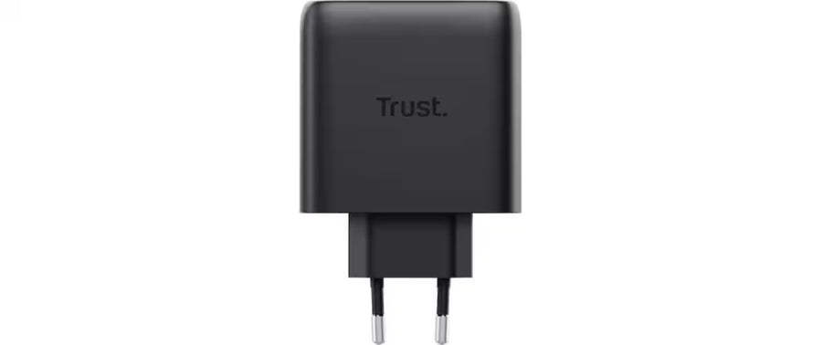Trust Maxo USB-C-GaN 65 W mit 2 Anschlüssen Schwarz