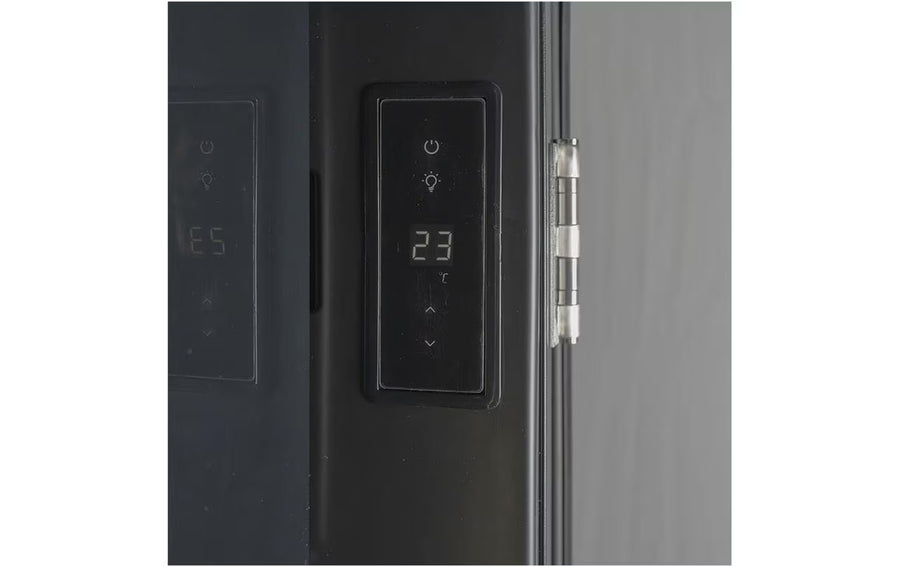 Kibernetik Getränkekühlschrank RKS256 Rechts, Schwarz