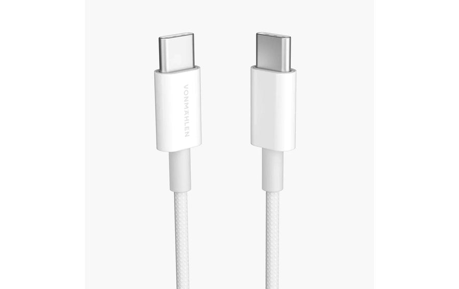 Vonmählen USB-C auf USB-C Kabel 2 m, Weiss - Foto 2
