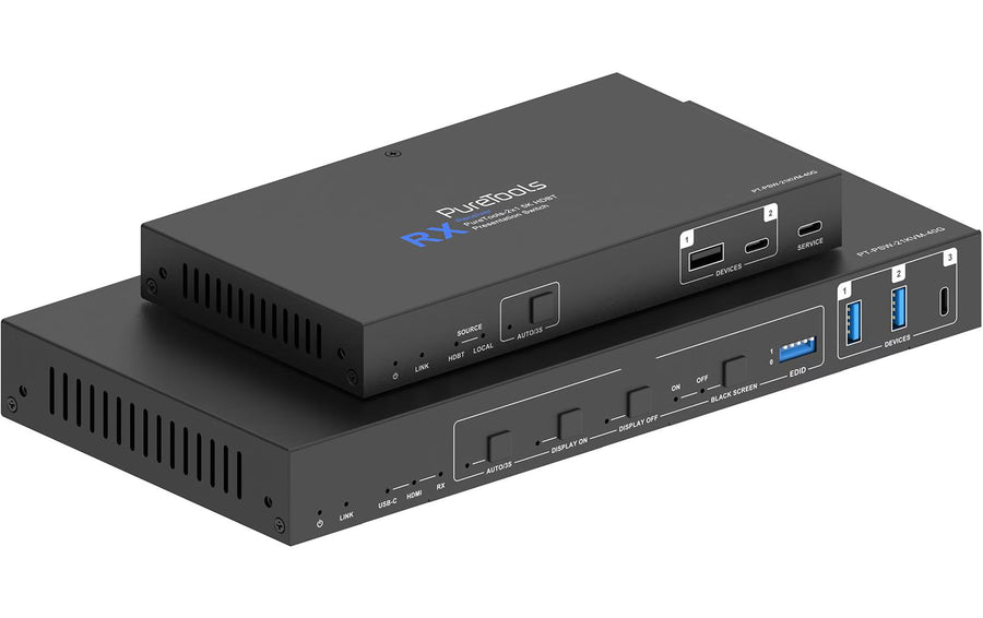 PureLink PureTools Switcher PT-PSW-21KVM-40G 2x1, HDMI/USB-C, HDBT, HDMI, 5K