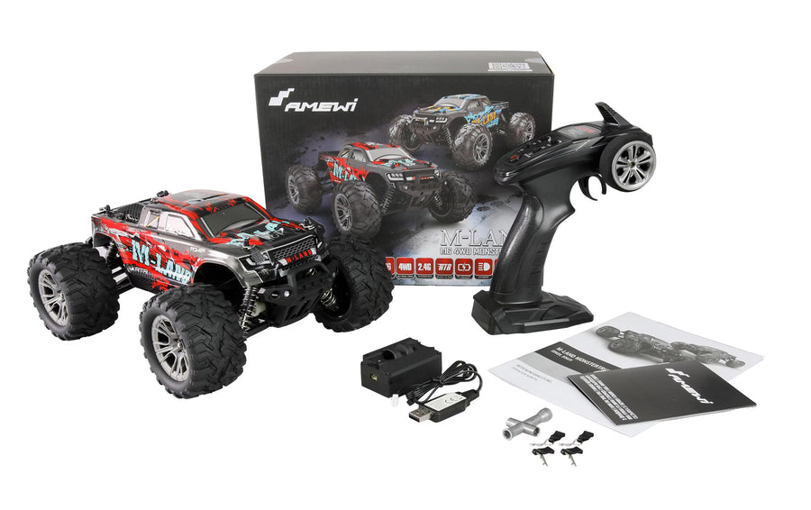 Amewi Monster Truck M-Land, Rot RTR, 1:16