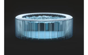 Intex 4-Personen Glow Deluxe Round Bubble Spa Set Ø 196