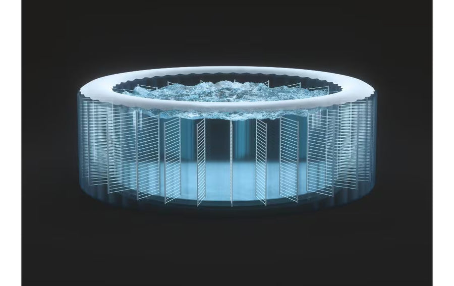Intex Glow Deluxe Round Bubble Spa Set per 4 persone Ø 196