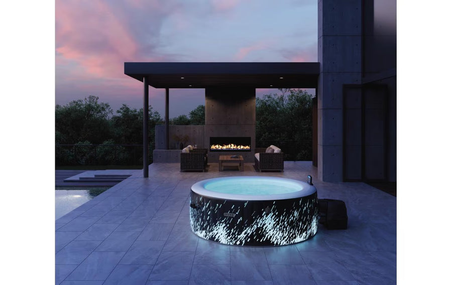Intex Glow Deluxe Round Bubble Spa Set per 4 persone Ø 196