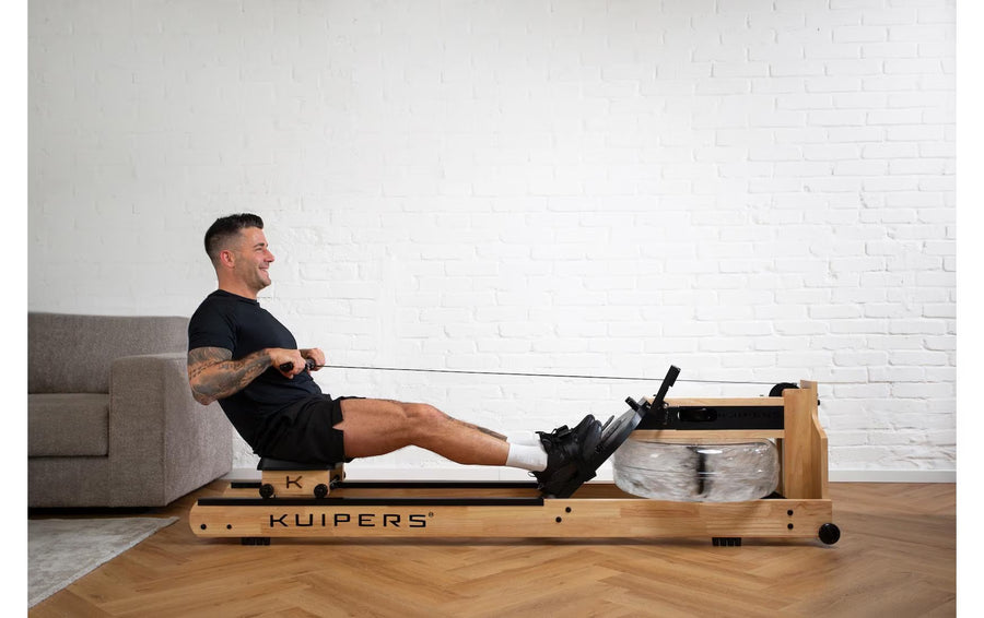 Kuipers Fitness Rudergerät Aqua Rower Helle Esche