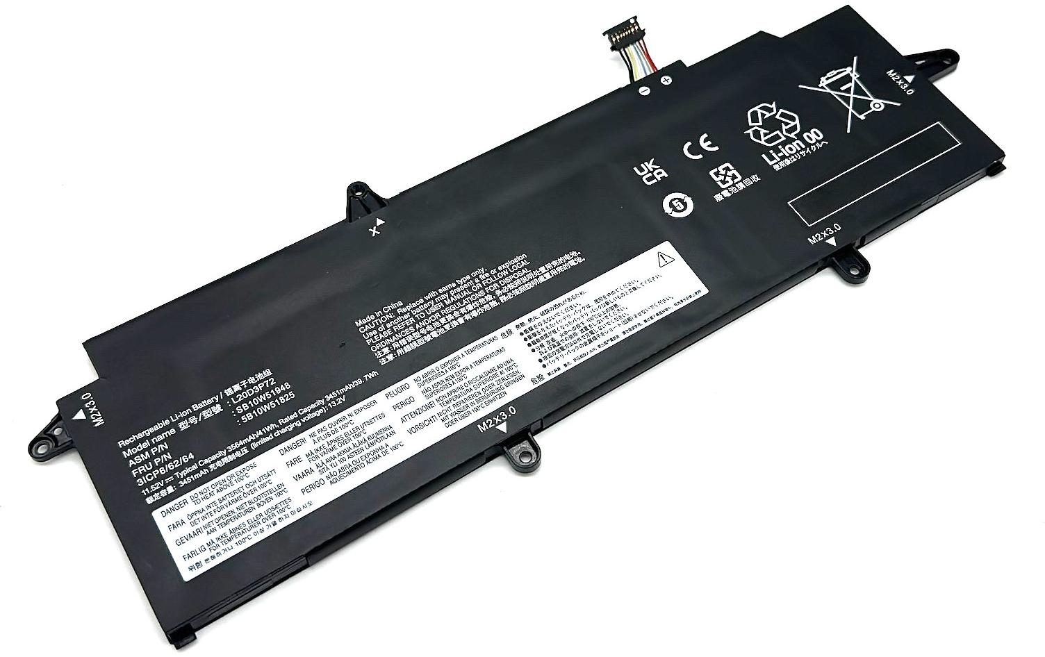 Vistaport Akku für Lenovo Thinkpad X13 GEN 3 21BQ/21BN/21CN