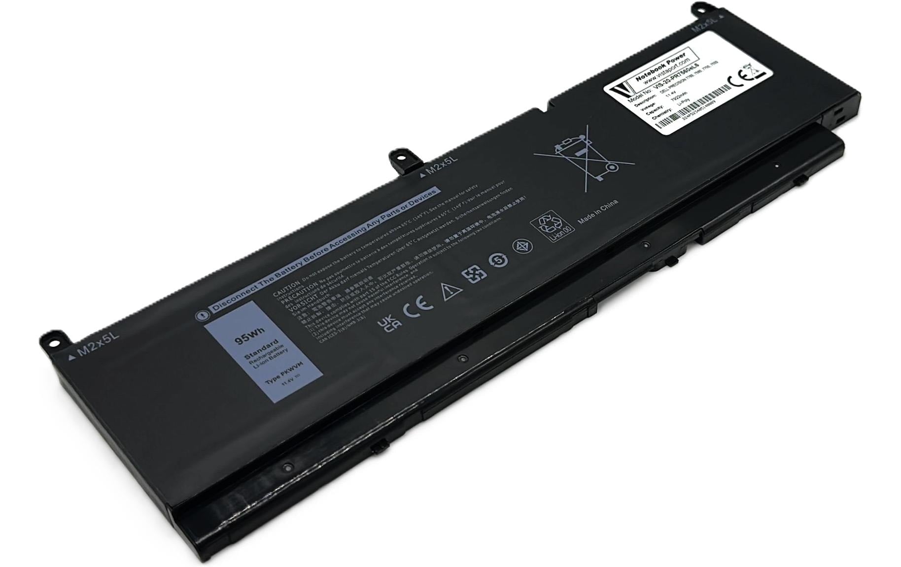 Vistaport Akku für Dell PRECISION 7760/7560/7750/7550