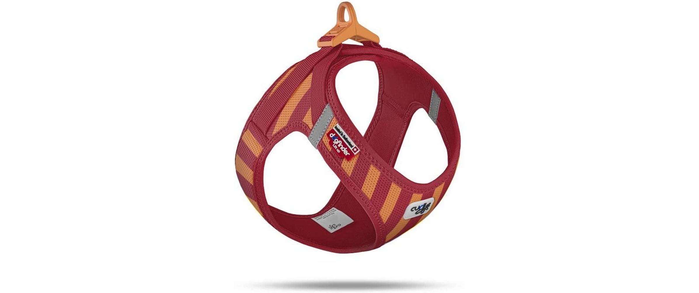 curli Geschirr Vest Air-Mesh LE26 L Stripes Rot