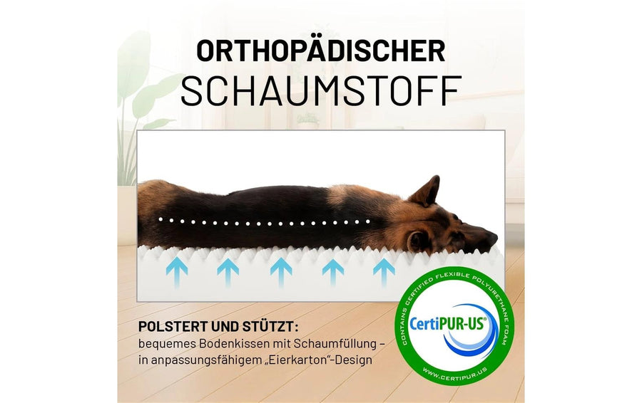 Lumaland Hundebett Indoor Cord S Hellbraun - Foto 6