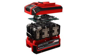Einhell Akku und Ladegerät 18 V 4-6Ah & 6A Boostcharger