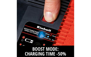 Einhell Akku und Ladegerät 18 V 4-6Ah & 6A Boostcharger