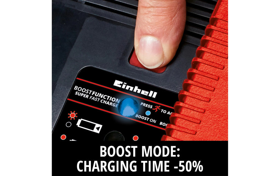 Einhell Batteria e caricabatterie 18 V 4-6Ah & 6A Boostcharger