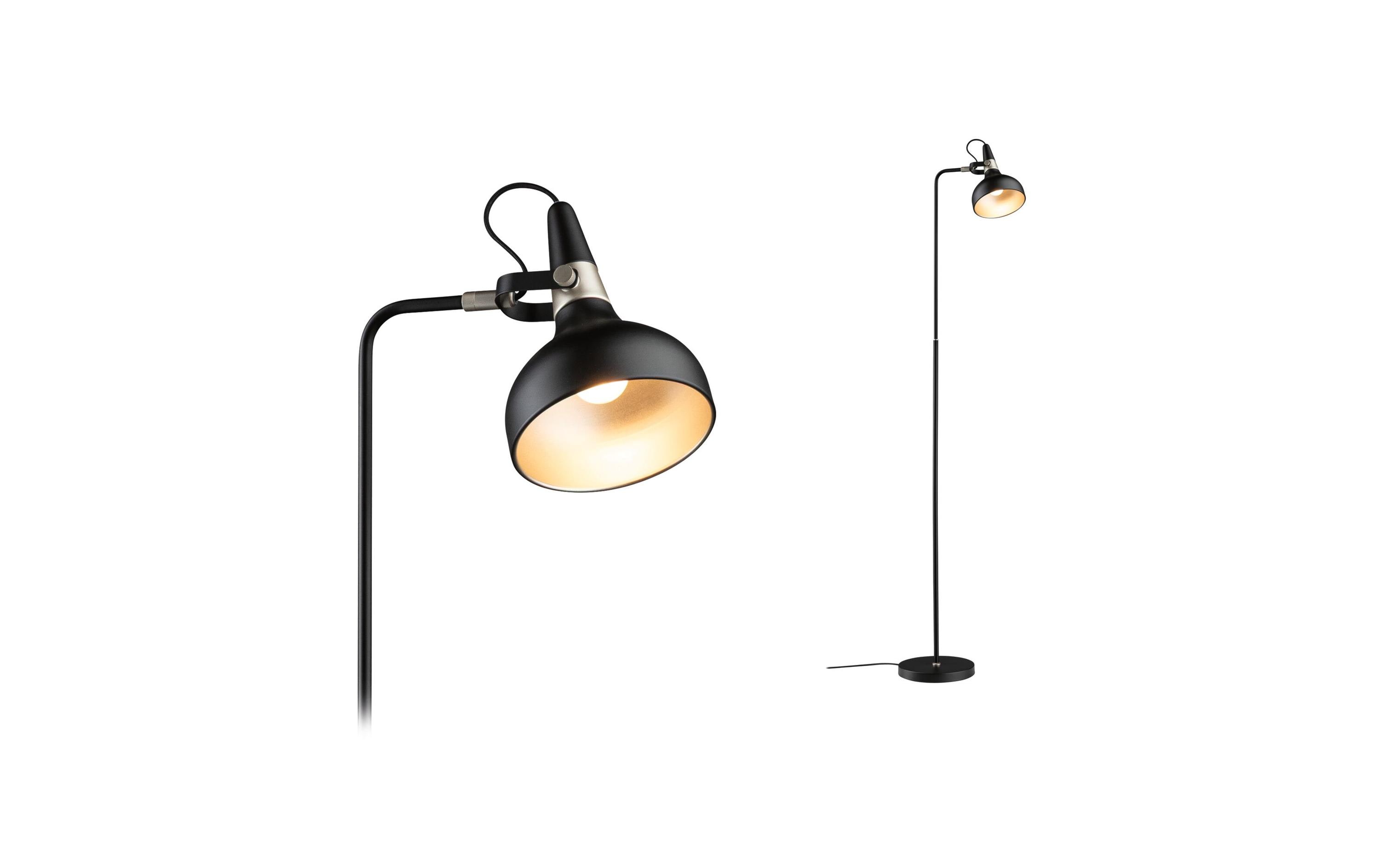 Paulmann Stehleuchte Neordic Juna E14, Schwarz matt