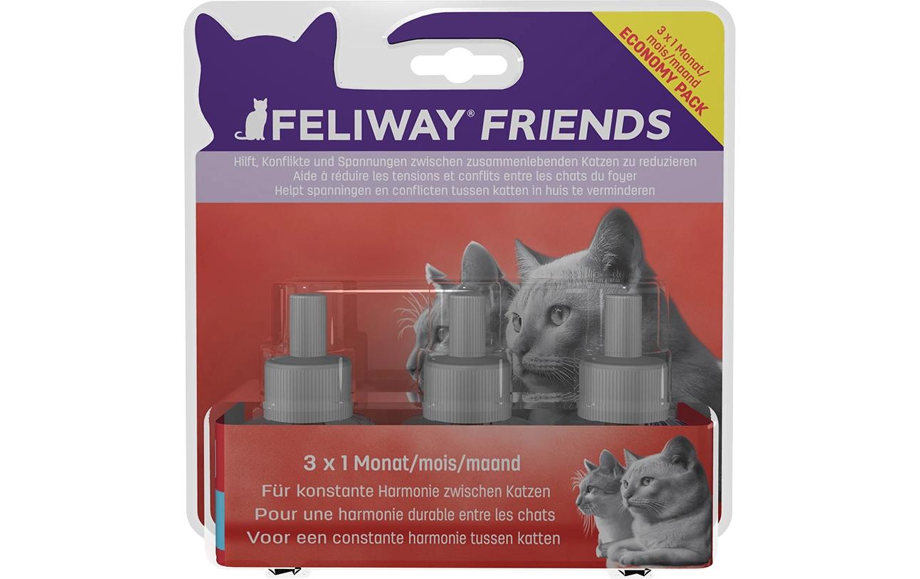 Feliway Wohlbefinden Friends Nachfüllflakon 3 Stück