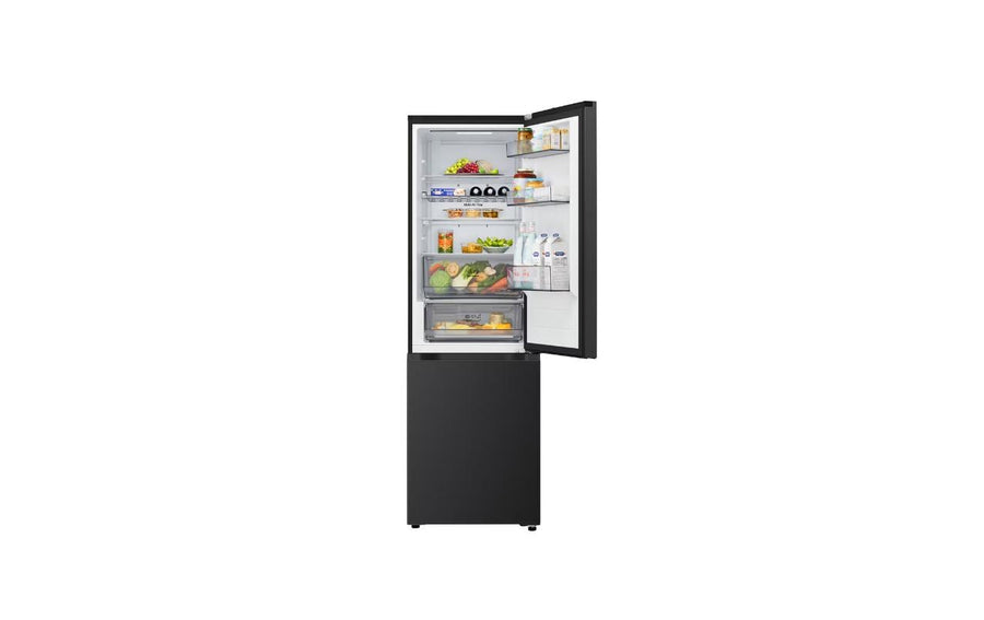 LG Einbau-Kühl-Gefrierkombination GBBS312BEV Schwarz, Rechts