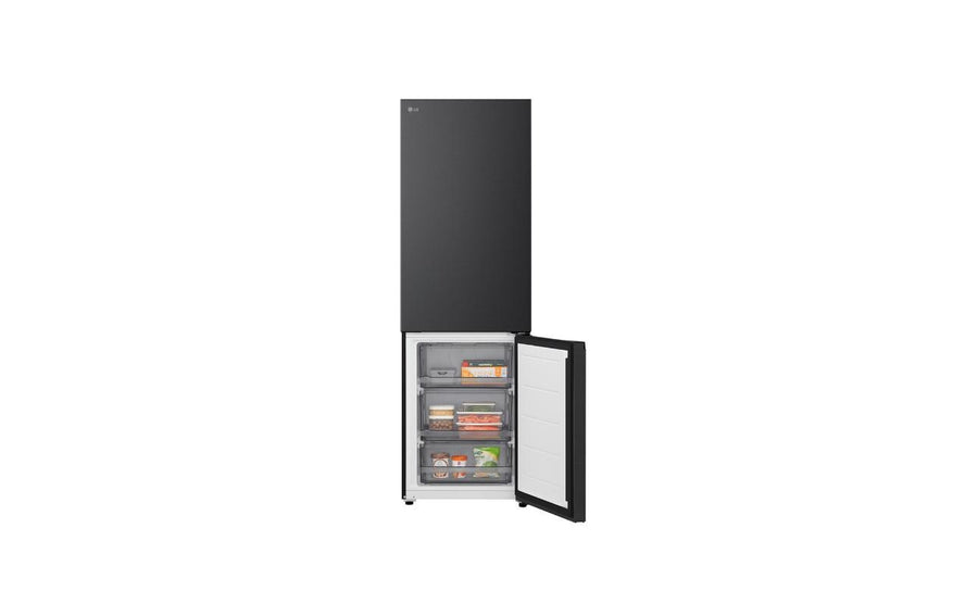 LG Einbau-Kühl-Gefrierkombination GBBS312BEV Schwarz, Rechts