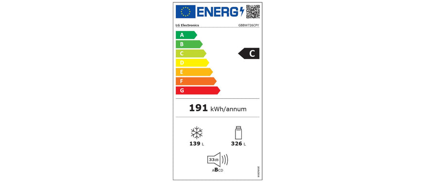 LG Einbau-Kühl-Gefrierkombination GBBW726CPY Silber, Rechts