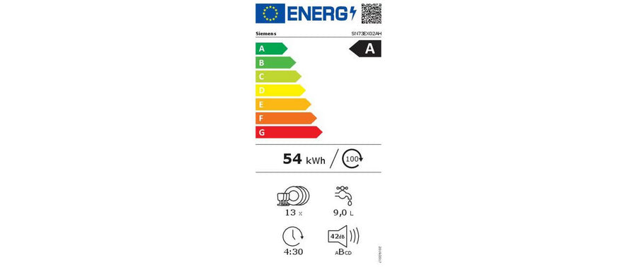 Siemens Geschirrspüler iQ300 SN73EX02AH