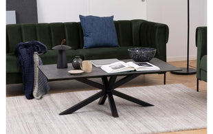 AC Design Couchtisch Heaven Schwarz, 130 x 70 x 46 cm
